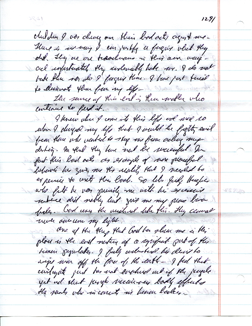 Dr John WorldPeace 2008 Prison Journal